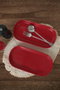 Hermia ST080202F506A000000MAKYK00 Juego de Fuentes de Cerámica de 26 cm, Rojo
